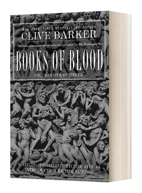 英文原版小说 Books of Blood Vols 1-3 血之书 第1-3卷 英文版 进口英语原版书籍