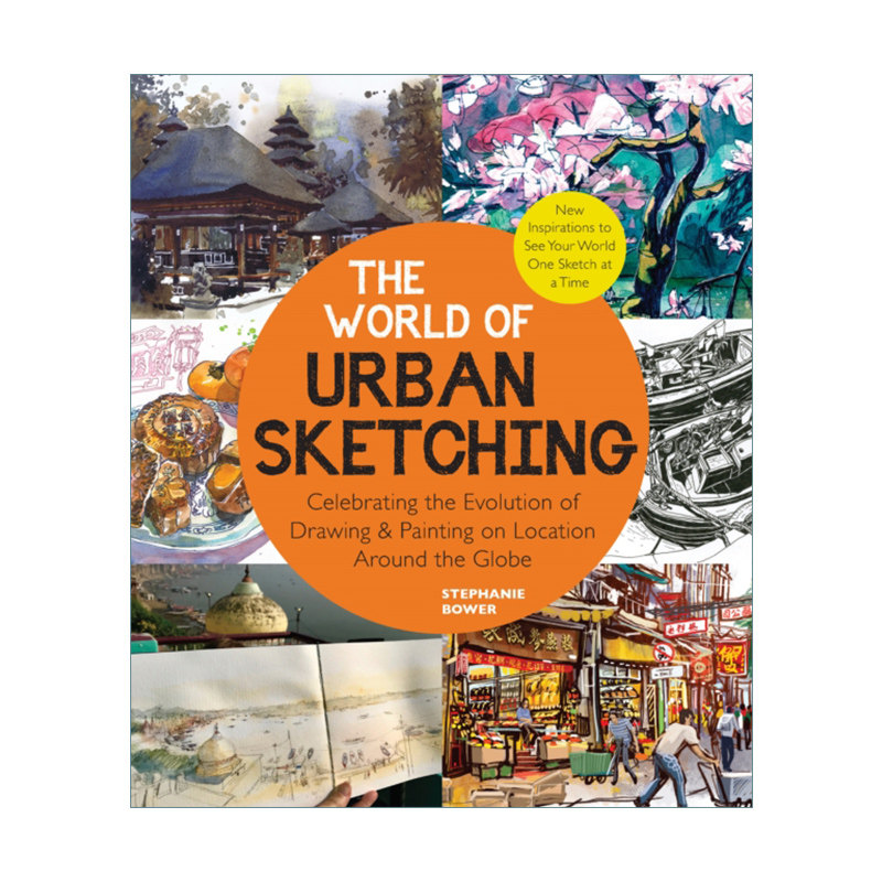 英文原版 The World of Urban Sketching 世界城市素描 艺术技法与入门赏析 英文版 进口英语原版书籍