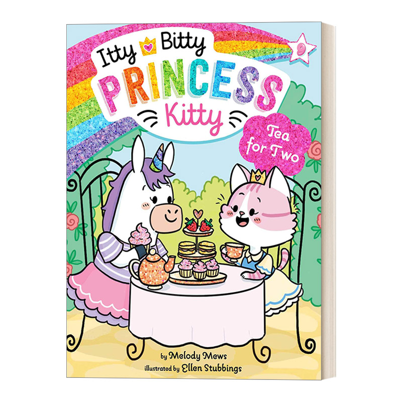 英文原版 Tea for Two 小猫公主9 贝蒂和凯蒂公主的下午茶 桥梁书初级章节书 英文版 进口英语原版书籍