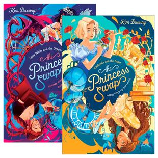 英文原版 The Princess Swap 童话改编2册 Kim Bussing 儿童奇幻小说 英文版 进口英语原版书籍