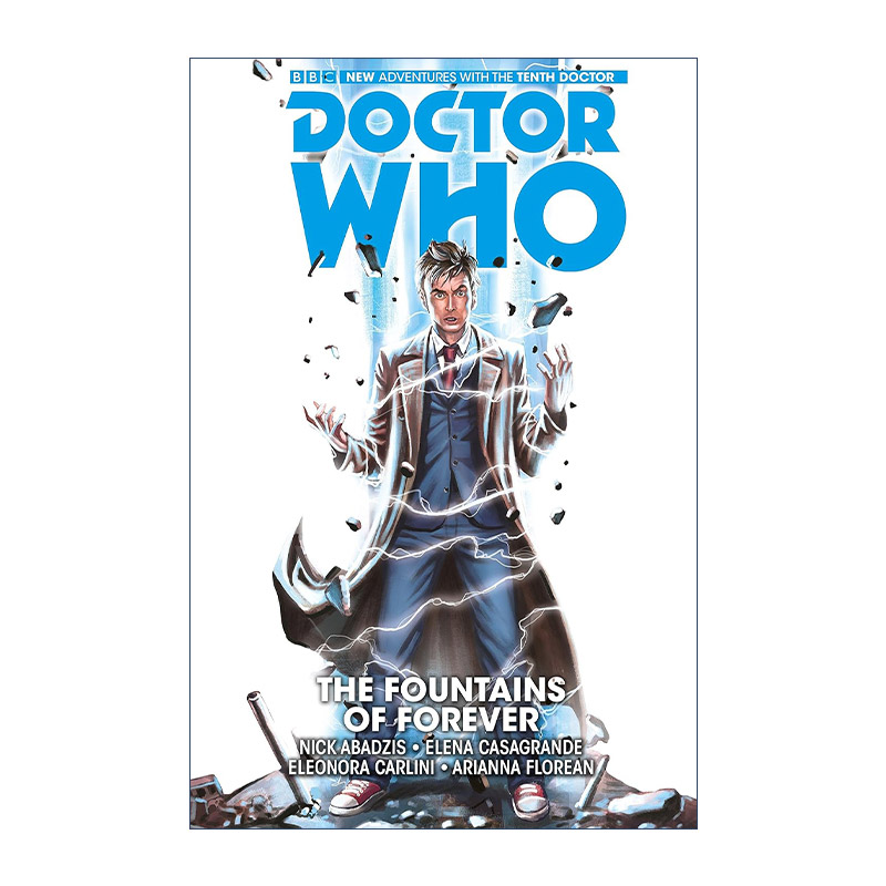 英文原版 Doctor Who The Tenth Doctor Vol. 3 The Fountains of Forever 神秘博士漫画第十任博士系列卷三永恒之泉进口英语书籍