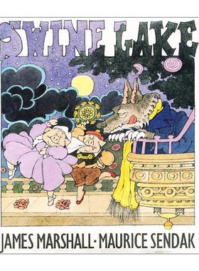 英文原版 Swine Lake 仙猪湖 精装 凯迪克奖得主James Marshall 英文版 进口英语原版书籍