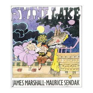 仙猪湖 精装 进口英语原版 Swine 书籍 英文版 Lake Marshall 英文原版 凯迪克奖得主James