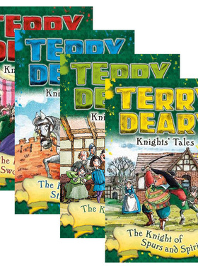 英文原版 Terry Deary's Historical Talesy Knights' Tales 骑士传说4册 儿童章节小说故事书 英文版 进口英语原版书籍