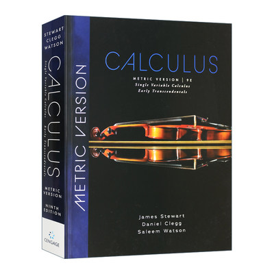 英文原版 Single Variable Calculus Early Transcendentals  Metric Edition 单变量微积分 精装第9版 Stewart斯图瓦特 英文版