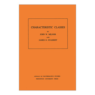 英文原版 Characteristic Classes AM-76 示性类 John Milnor约翰·米尔诺 英文版 进口英语原版书籍