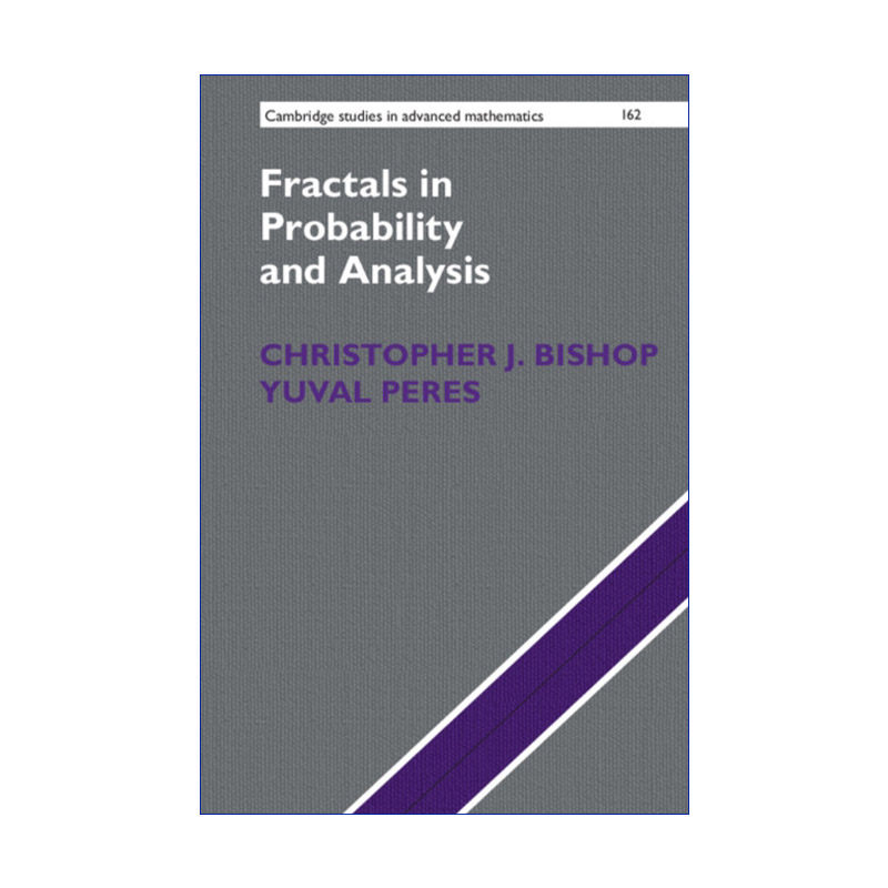 英文原版 Fractals in Probability and Analysis 概率与分析中的分形 剑桥高等数学研究系列 精装 英文版 进口英语原版书籍