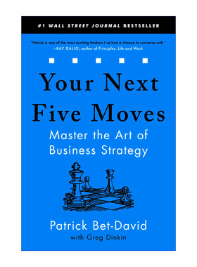 英文原版 Your Next Five Moves 你的下五步 平装 英文版 Patrick Bet-David 进口英语原版书籍