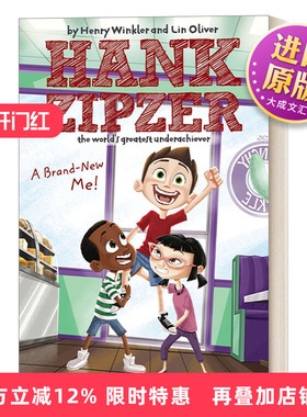 英文原版 Hank Zipzer 17 A Brand-New Me 汉克历险记17 一个全新的我 青少年幽默搞笑校园成长章节小说 英文版 进口英语原版书籍