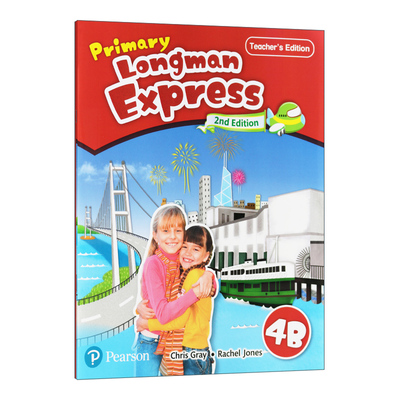 英文原版 Primary Longman Express  Teacher's Edition 4B 朗文PLE小学英语四年级下册 教师用书 英文版 进口英语原版书籍