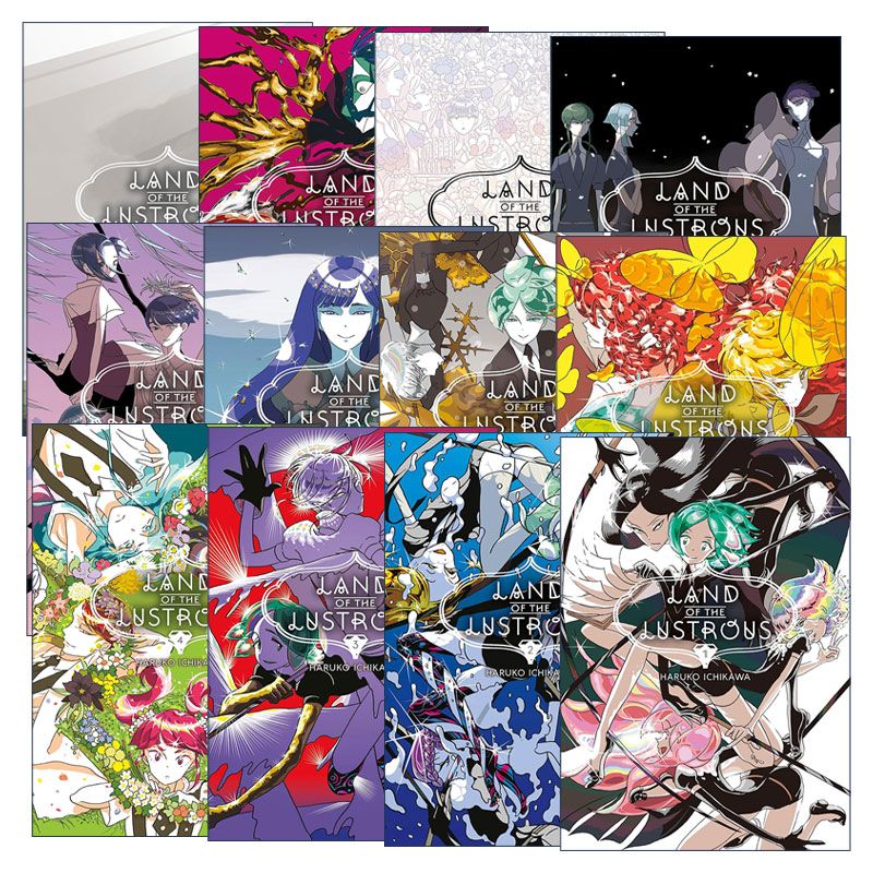 英文原版 Land of the Lustrous 宝石之国系列1-12册套装 日本奇幻漫画 同名动漫 成长 友情 战斗 Haruko Ichikawa市川春子 周边