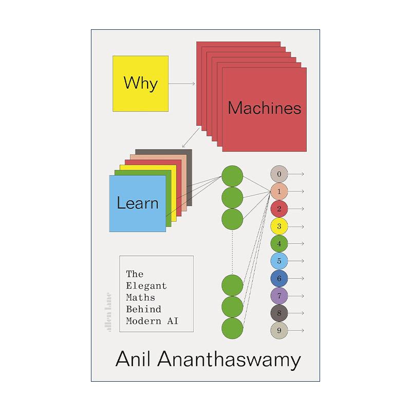 英文原版 Why Machines Learn 论机器学习 现代人工智能背后的优雅数学 Anil Ananthaswamy 精装 英文版 进口英语原版书籍