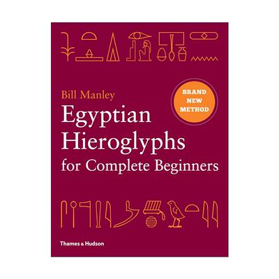 英文原版 Egyptian Hieroglyphs For Complete Beginners 零基础学埃及象形文字 精装 英文版 进口英语原版书籍