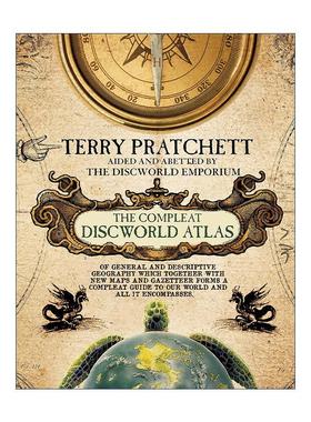 英文原版 The Discworld Atlas 碟形世界地图 精装全彩插画 特里·普拉切特 英文版 进口英语原版书籍