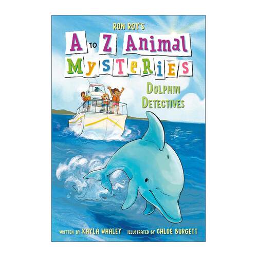 英文原版 A to Z Animal Mysteries #4 Dolphin Detectives 动物神秘案件系列4 海豚侦探 Ron Roy 英文版 进口英语原版书籍