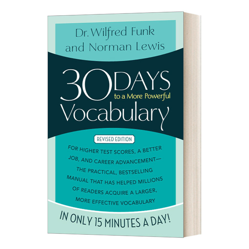 英文原版 30 days to a more powerful vocabulary 30天获取更强大的