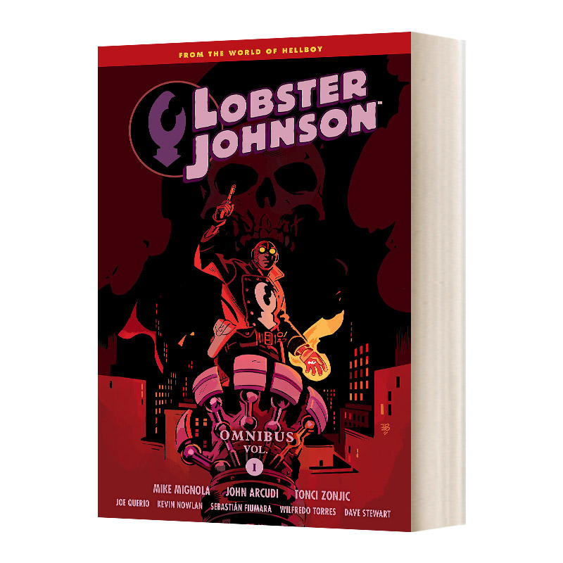 英文原版 Lobster Johnson Omnibus Volume 1地狱小子衍生龙虾约翰逊综合卷1漫画精装英文版进口英语原版书籍