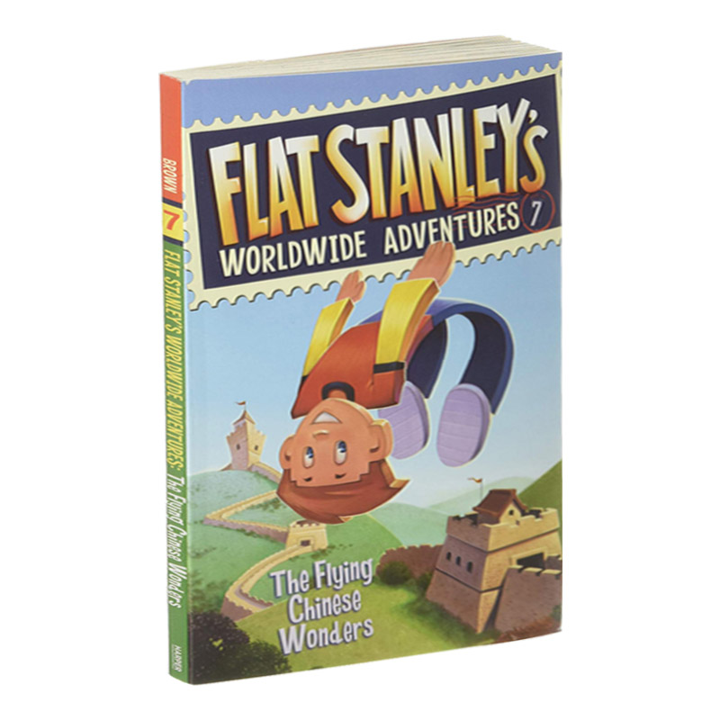 英文原版 Flat Stanley's Worldwide Adventures 7 The Flying Chinese Wonders 英文版 进口英语原版书籍