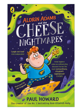 英文原版 Aldrin Adams and the Cheese Nightmares 亚当斯与奶酪噩梦 阿尔德林亚当斯系列 儿童幽默奇幻章节书 进口英语原版书籍