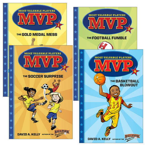 英文原版 Most Valuable Players 超有价值球员系列1-4册 儿童章节桥梁书 David A. Kelly 英文版 进口英语原版书籍