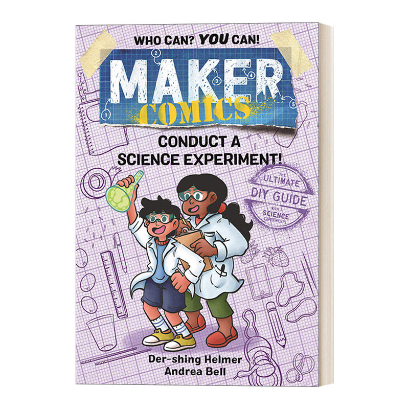 英文原版 maker comics conduct a science experiment 创客漫画系列