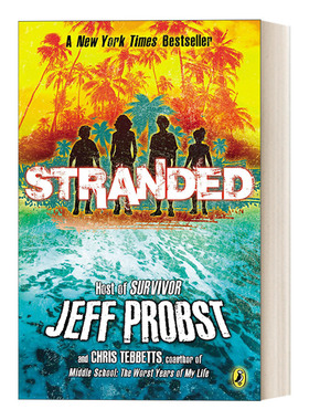 英文原版 Stranded 01 Stranded 搁浅系列01 搁浅 儿童动作冒险小说 Jeff Probst 英文版 进口英语原版书籍