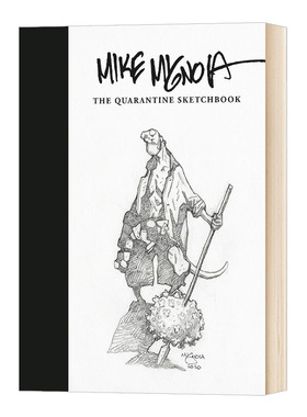 精装 迈克米格诺拉草稿集素描画集画册 Mike Mignola The Quarantine Sketchbook 英文原版 地狱男爵作者 黑马漫画