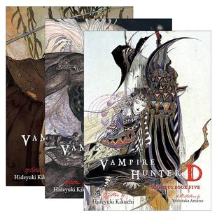 英文原版 Vampire Hunter D Omnibus 吸血鬼猎人D系列4-6册 恐怖奇幻日本漫画轻小说 英文版 进口英语原版书籍