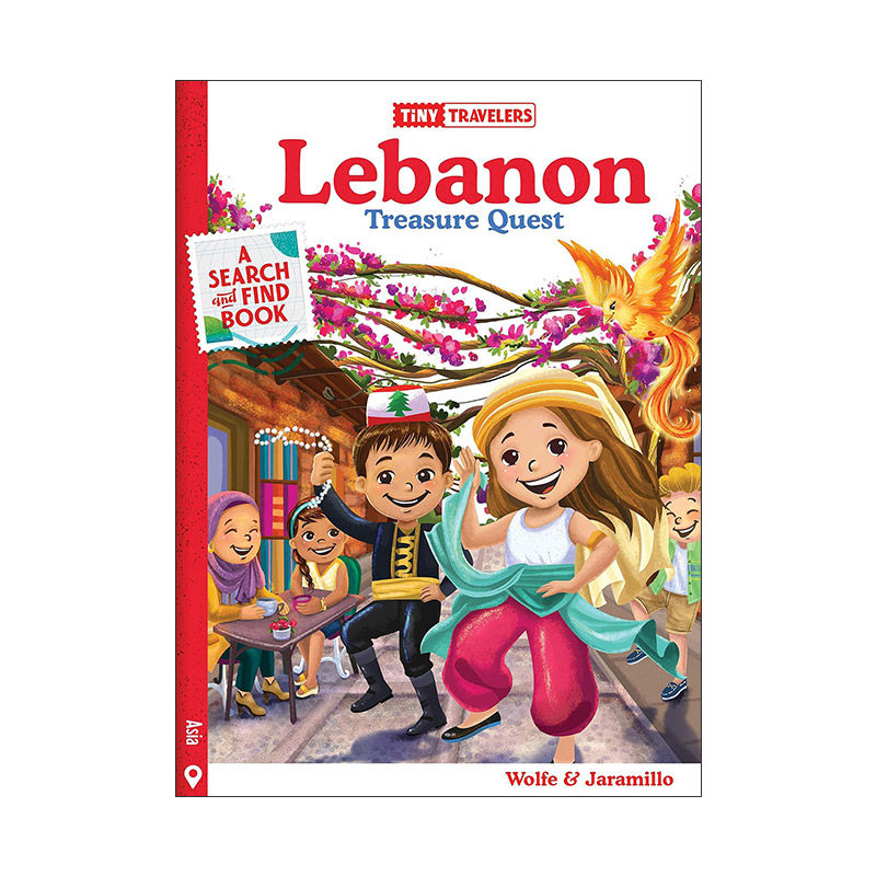 英文原版 tiny travelers lebanon treasure quest 书游小世界 黎巴嫩