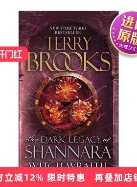 英文原版 Witch Wraith The Dark Legacy of Shannara 03 沙娜拉的黑暗遗产系列3 女巫幽灵 科幻冒险小说 Terry Brooks 进口书籍
