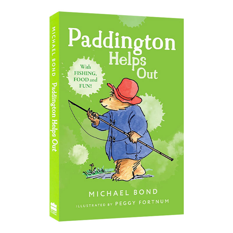 英文原版 Paddington Helps Out帕丁顿熊帮大忙插画故事书英文版进口英语原版书籍