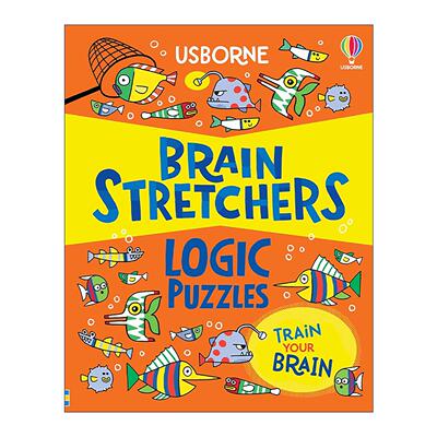 英文原版 Usborne Brain Stretchers Logic Puzzles 脑力挑战 逻辑谜题 尤斯伯恩儿童趣味益智游戏 英文版 进口英语原版书籍