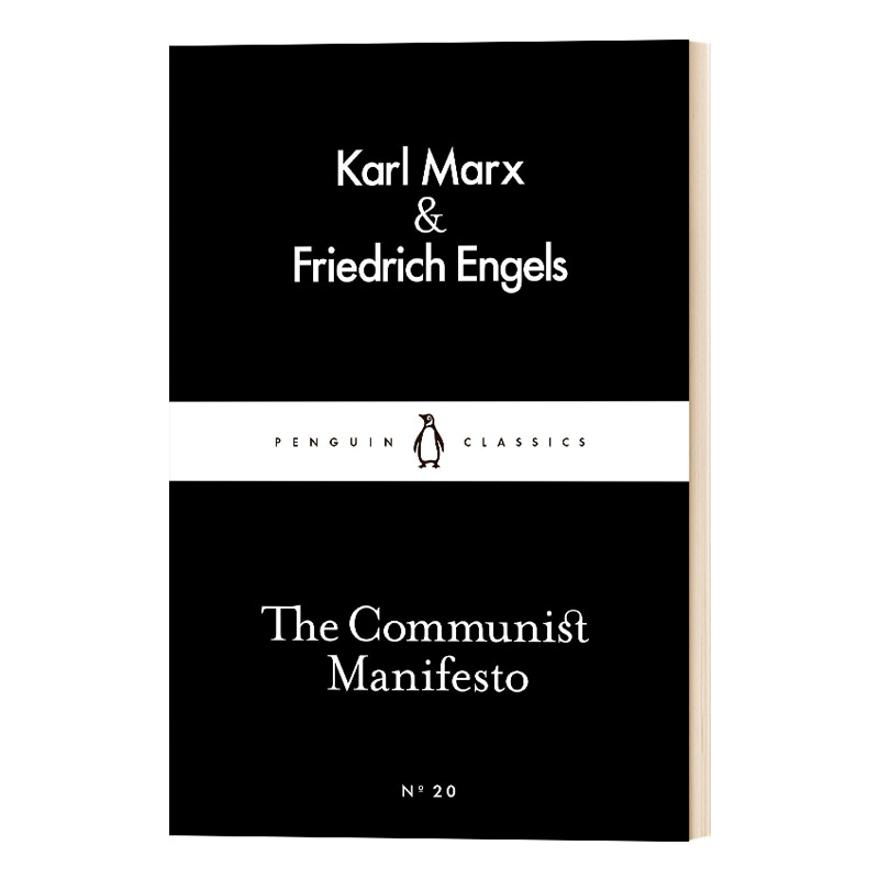 正版现货 英文原版 The Communist Manifesto 共产党宣言 小黑书系列 英文版 进口原版书籍