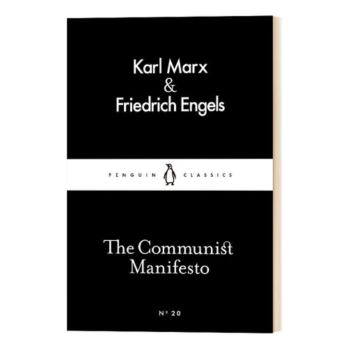 正版现货 英文原版 The Communist Manifesto 共产党宣言 小黑书系列 英文版 进口原版书籍