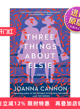 英文原版 Three Things About Elsie 爱 洋葱和惠特比 乔安娜·坎农 英文版 进口英语原版书籍