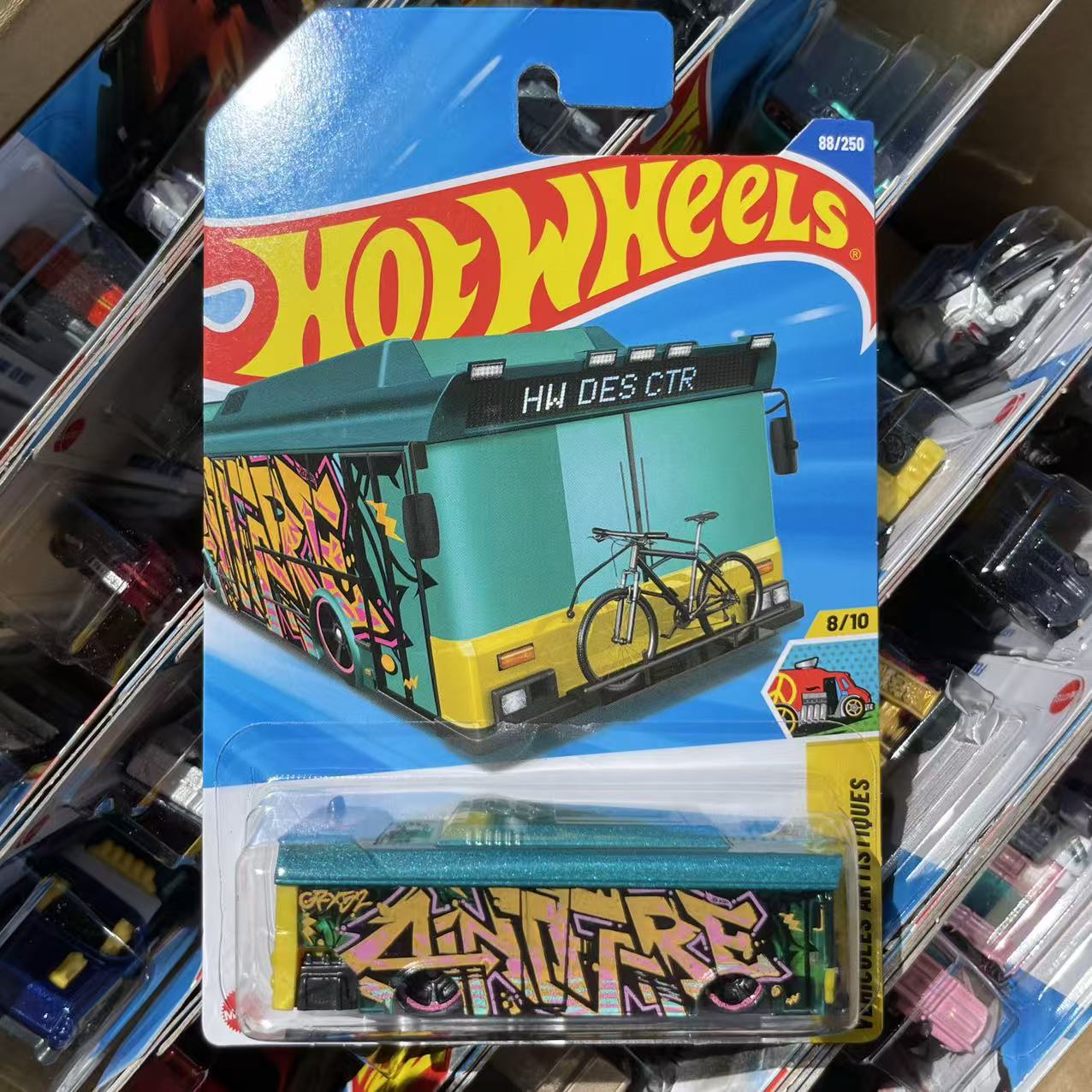 88#2025N风火轮HOTWHEELS AINT FARE 巴士男孩儿童玩具车生日礼物