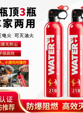 车载灭火器水基耐高温私家车车用小型便携轿车内汽车家用消防器材