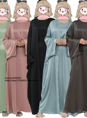 东南亚聚会开衫连衣裙两件套含腰带聚会套装女Cardigan dress set