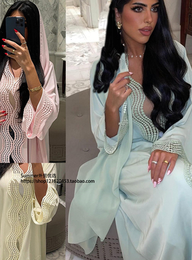 欧美优雅花边长款东南亚旅游风宽松大码外披 Lace loose cardigan