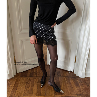 midi Lace skirt 性感女裙蕾丝波点a字裙半身裙 2026春夏欧美时尚