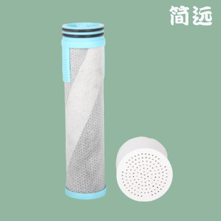 日本净水花洒滤芯套装活性炭纤维亚硫酸钙除氯知嘉美肤宝简远通用