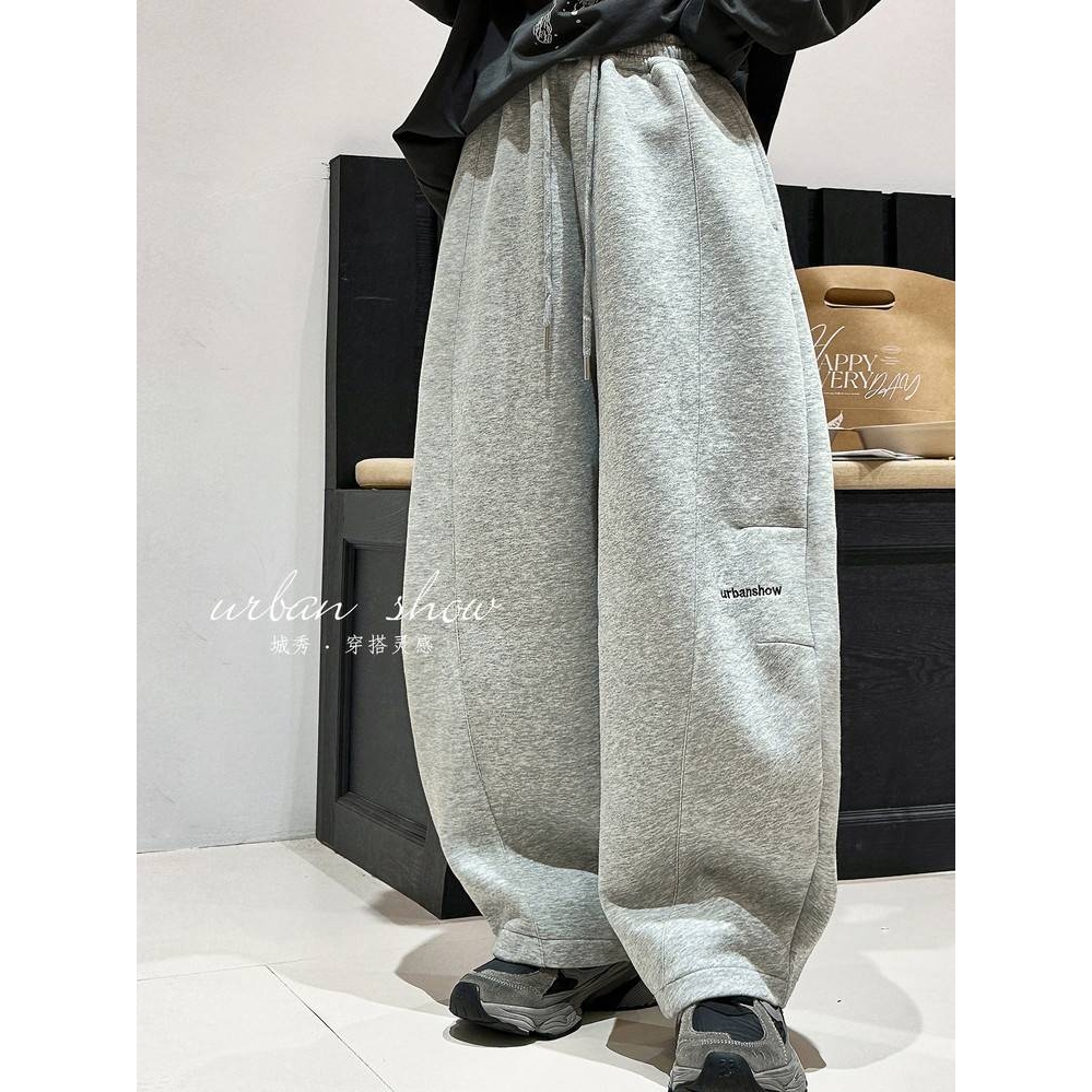 专柜品牌女童加绒裤子秋冬2025新款儿童卫裤秋初中生女孩大童一体