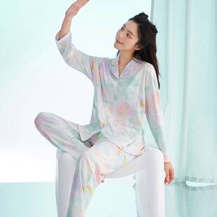 专柜品牌5A抗菌女士开襟月子服莫代尔棉舒适柔软吸汗排气孕妇睡衣