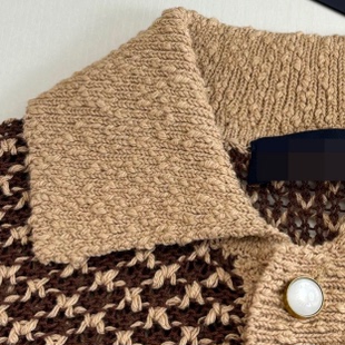 7天发 情侣 Polo衫 老客入 NGA395 网眼粗针织短袖 定织 原版