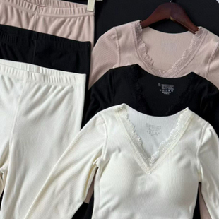 5天发山茶花绵羊毛桑蚕丝保暖内衣套装 ZHENG SZLZ451 老客入