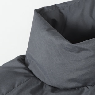 【老客入！大厂】3-5天发 女款镂空胶印logo短款立领羽绒服NGA054