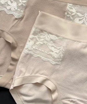 【老客入 ZHENG】3-5天发 3条装蕾丝亲肤柔软磨毛高腰女内SZLZ448