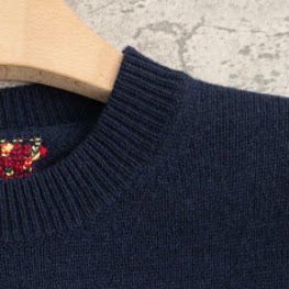 【老客入！大厂】5-7天发  手工挂毛羊绒混纺针织毛衣 DLMZ128