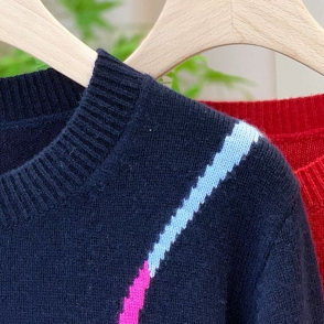 【老客入大厂】5-7天发 旋转木马 多巴胺嵌花羊绒针织毛衣DLMZ131