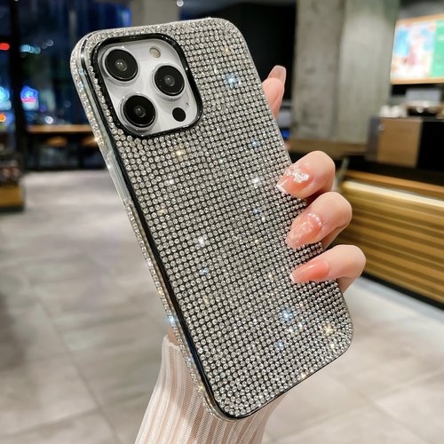 奢华满钻硅胶手机壳防摔水晶钻